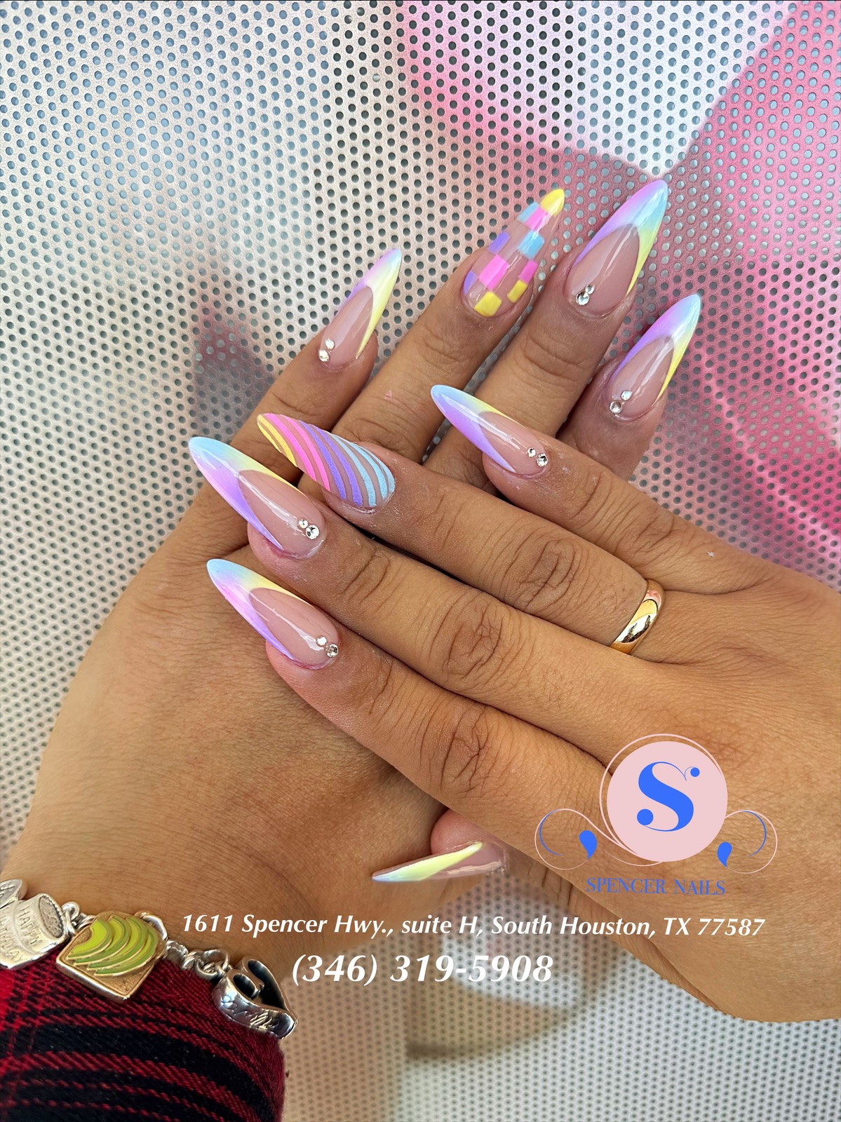 Spencer Nails South Houston logo